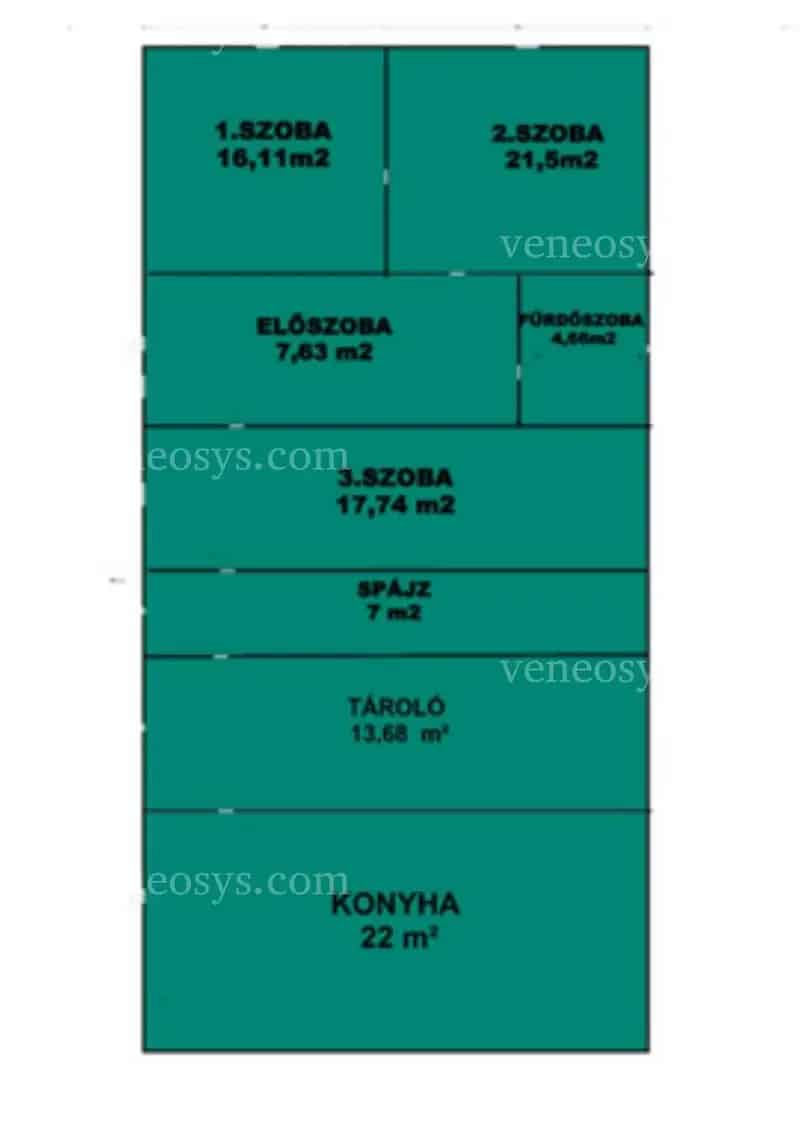 Vámosújfalui kőház eladó nagy telekkel
