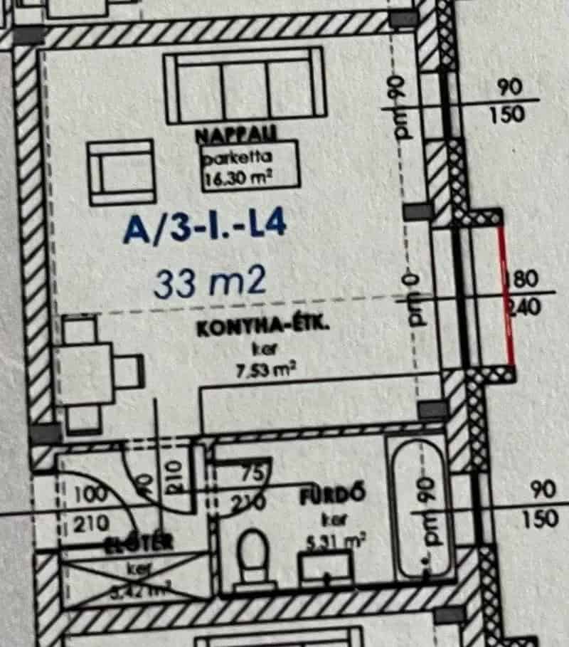 Komárom Új Építésű Lakás 35nm - Zöldövezetben