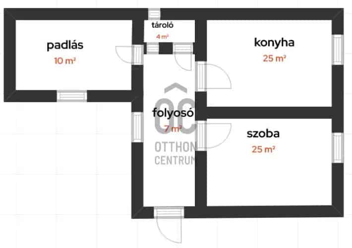Döröskei családi ház eladó 70nm 4404nm telekkel