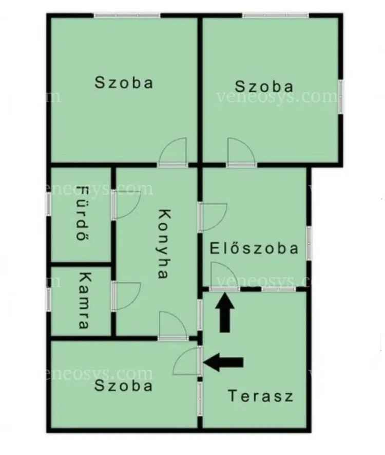 ELADÓ Felsőnyárádon felújítandó 3 szobás, 86 m² tégla építésű családi ház! Ára: 12.9 M Ft