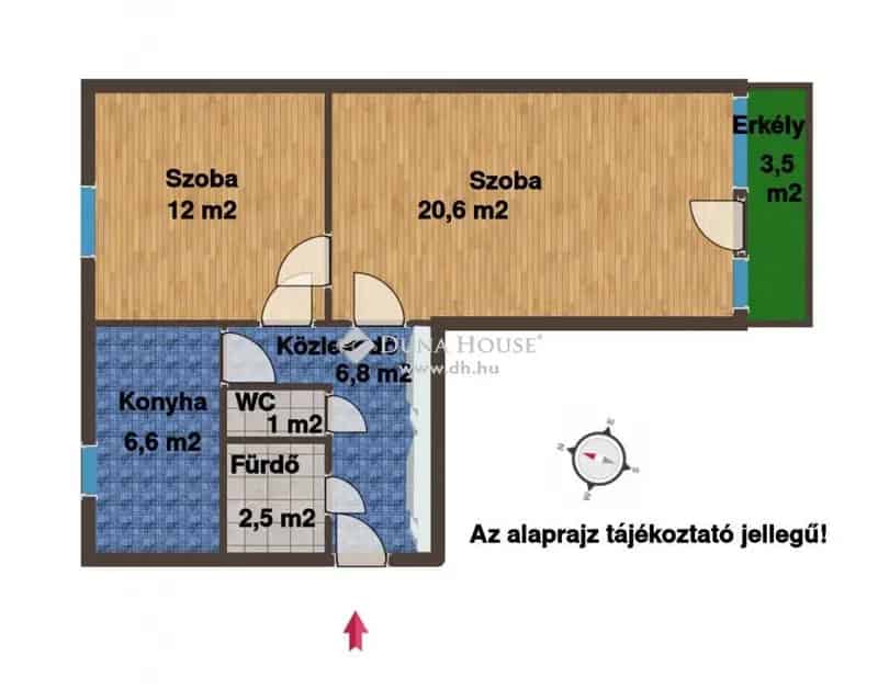 Szekszárd 2 szobás panellakás eladó