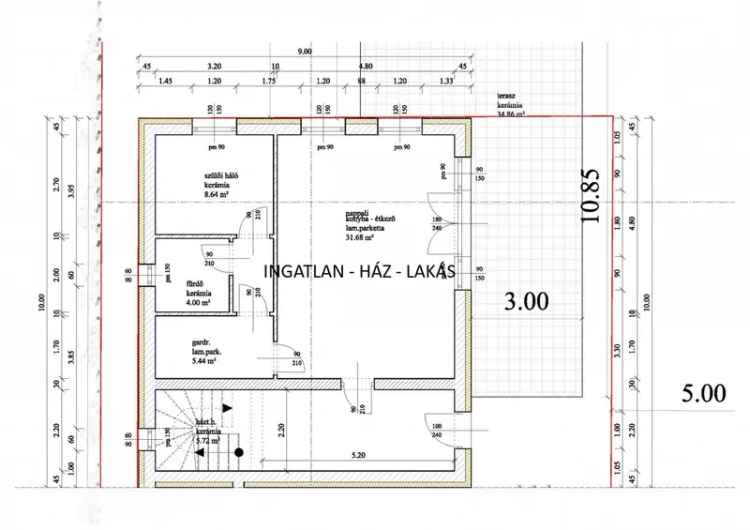 Eladó új építésű ikerházfél Gödöllőn 130nm 4 szoba