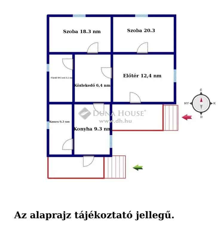 Felújítandó családi ház Jászberényben 1610 nm-es telken