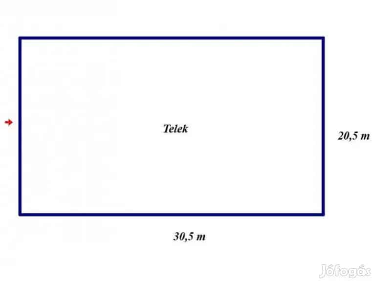 Eladó 800m2-es Építési Telek Seregélyesen