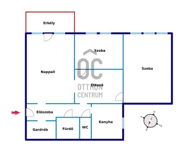 Budapest XVIII kerület Havanna lakótelep 71nm-es 3 szobás felújított erkélyes panellakás eladó