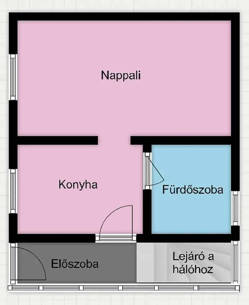 Újpest - 40nm-es Felújított Házrész Kertkapcsolattal Eladó