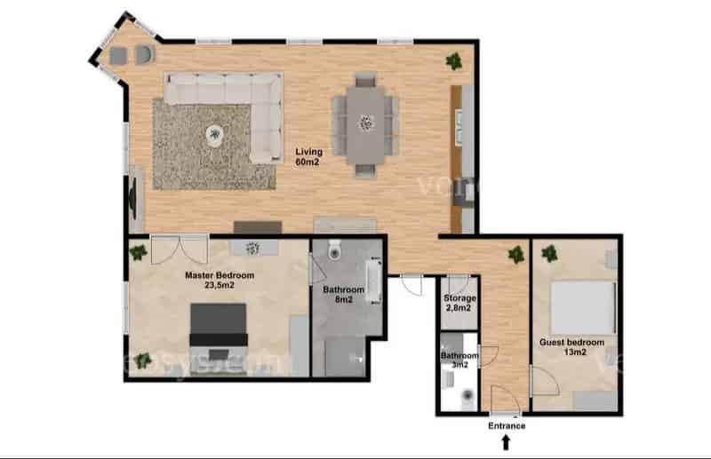 119 m2-es felújított nagypolgári lakás eladó Budapest VI kerületben