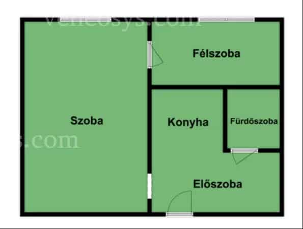 Miskolc felújított 1 5 szobás lakás kiadó