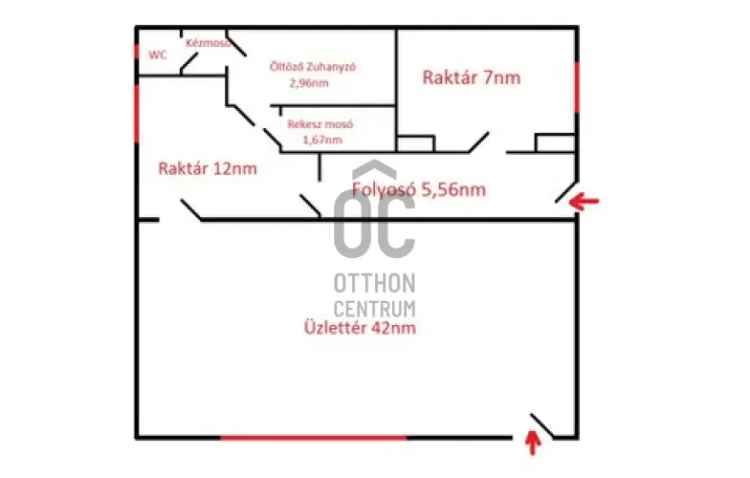 Teskándi eladó kereskedelmi ingatlan, UZ016032