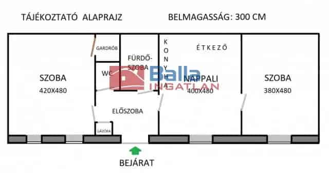 Budapest IX Kerület Ipar utca 74 nm-es 3 szobás lakás eladó