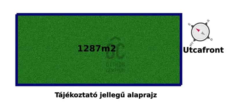 Sóskút eladó telek présházzal panorámával