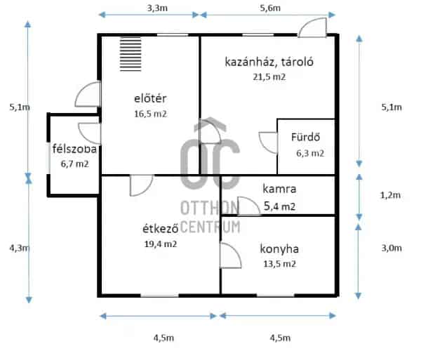 Veresegyházi családi ház eladó 5 szoba 2 fürdőszoba