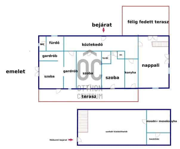 Szellői családi ház eladó vendégházzal