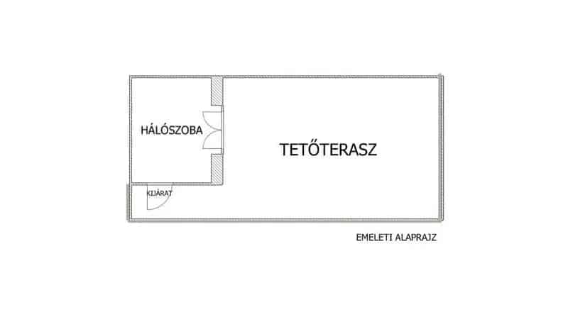 60 nm-es ház Ostorosi-tó közelében 1772 nm-es telken