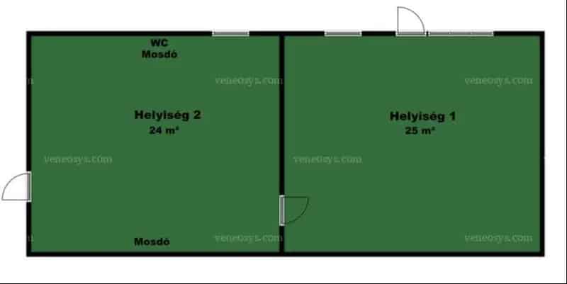 Eladó Üzlethelyiség Edelényben 50nm