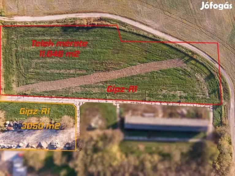 Mözs Iparterület 11846 m2 Gipz R1 Besorolás