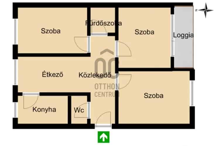 Siófok Fokihegy 3 szobás eladó panel lakás