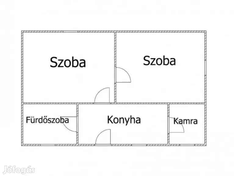 Ásotthalom-Kissor 60 nm-es tanya eladó melléképületekkel