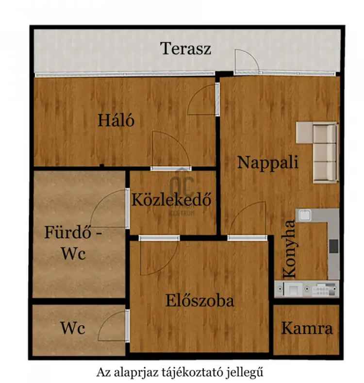 Duna Pest Residence Luxus Lakás Eladó 2 Szoba 58m2 Terasszal