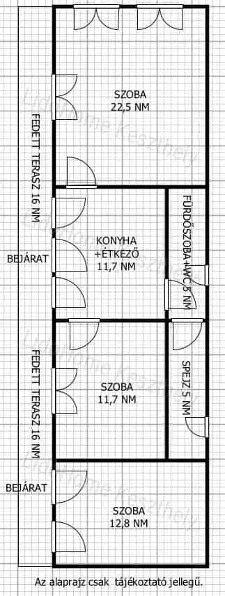 Kehidakustányi családi ház eladó 69 nm 3 szoba Thermálfürdő közelében