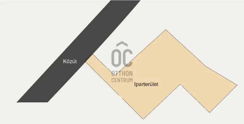 Kecskeméti ipari telek eladó - 170m2 csarnok 60m2 iroda