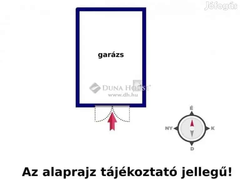 Fűtött garázs eladó Siófok Fokihegyen