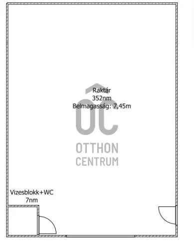 Tatai kiadó kereskedelmi ingatlan, UZ016945