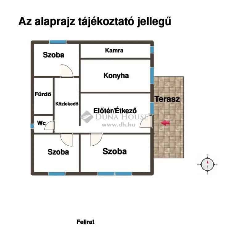 Szeged Szőregen eladó családi ház nagy telekkel