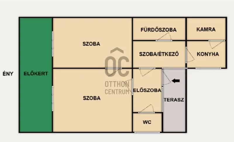 Győri családi ház eladó - Nádorváros - 83 nm - 3 szoba - kertkapcsolatos
