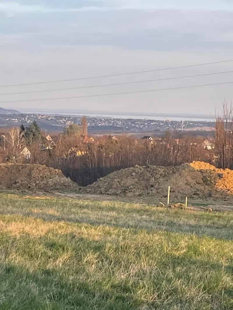Balatonra panorámás építési telek Nemesbükkön