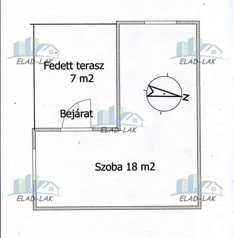 Szombathely Parkerdő 1003m2 kiskert 18m2 házikóval eladó