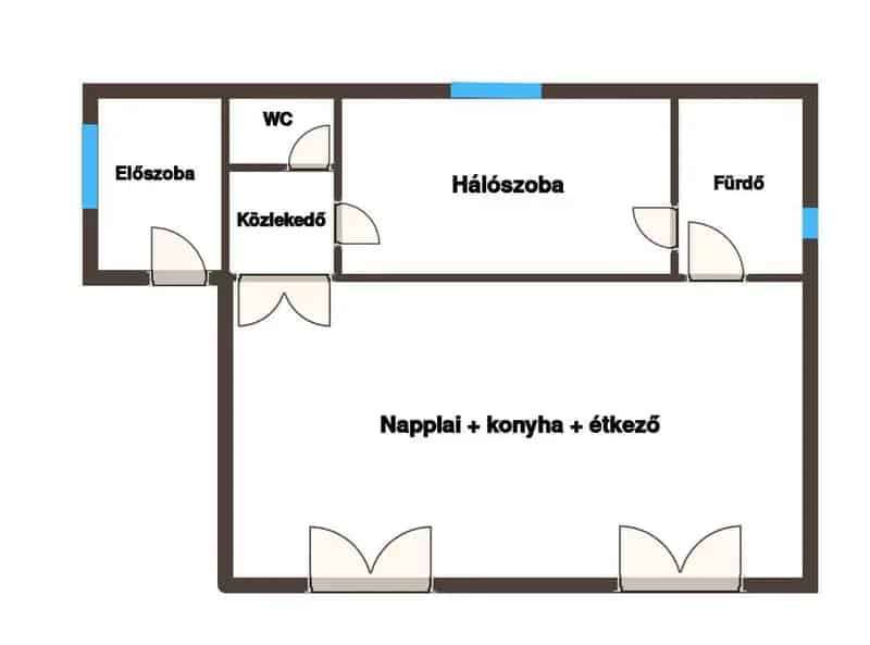 Felujitott csaladhaz Dunaujvarosban 57 nm