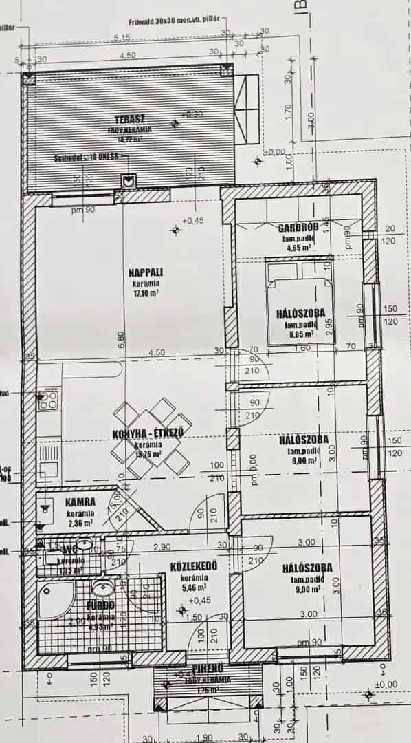 Debrecen Olajfa lkp  97 nm-es 3 szobás családi ház eladó