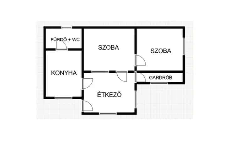 Nagyberényi családi ház eladó 80m2+10m2 terasszal