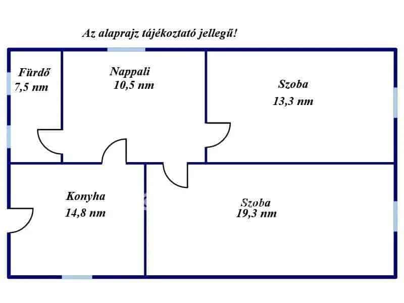 Jászfényszaru 65 4nm-es ház eladó