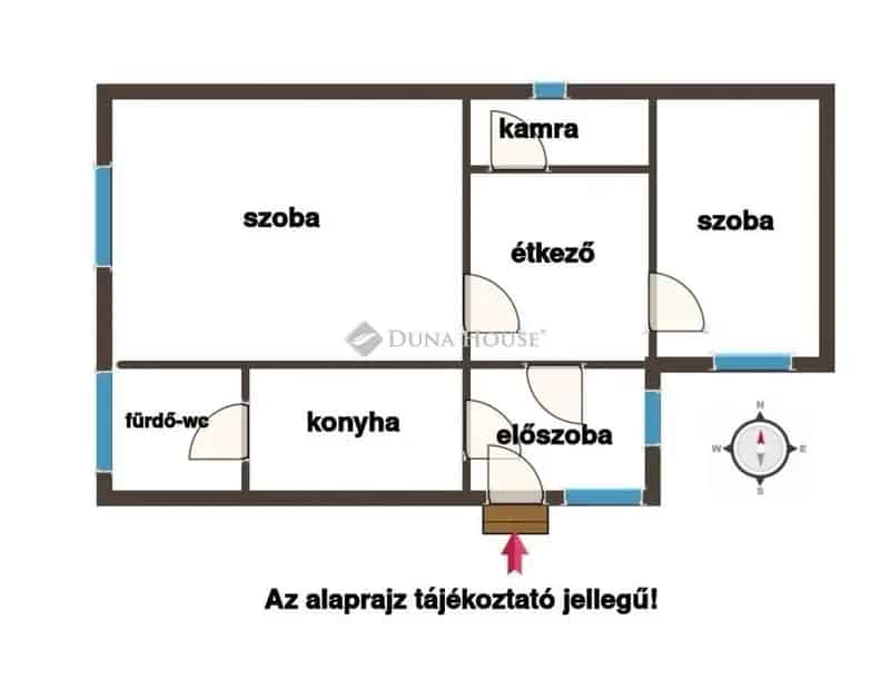 50 nm-es családi ház Debrecenben azonnal költözhető