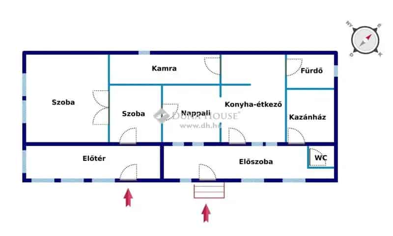 Kenderesi parasztház eladó 3875m2 telekkel