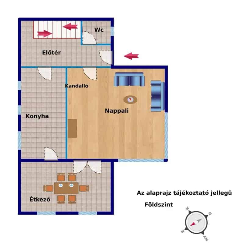 Érdliget családi ház modernizálásra 136m2+76m2 garázzsal