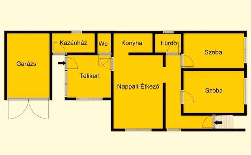 Nyíregyháza Salamonbokor 85nm-es családi ház eladó