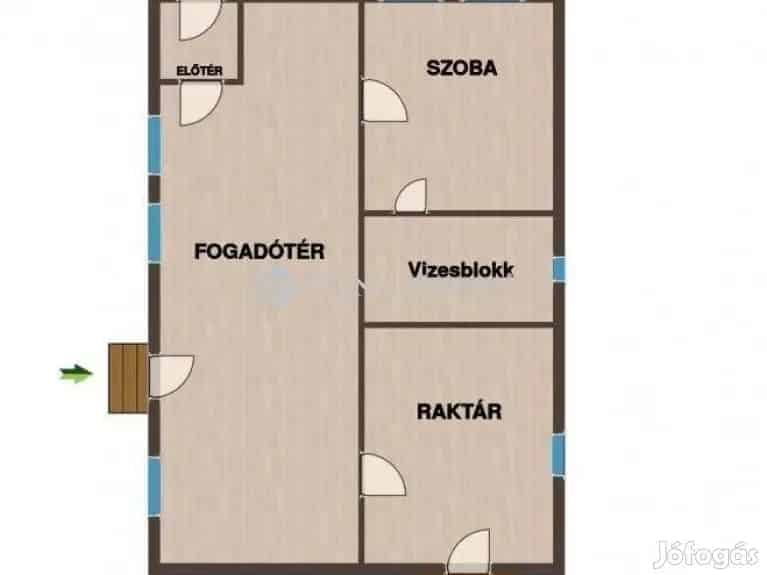 Csehi eladó ingatlan 97 nm 2 bejárattal felújítandó