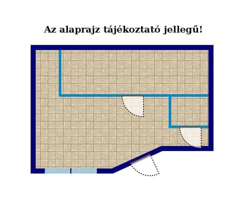 Várpalotai üzlethelyiség eladó - kiváló befektetés