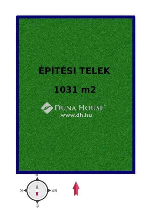 Építési Telek Kecskemét Ménteleken 1031 m2