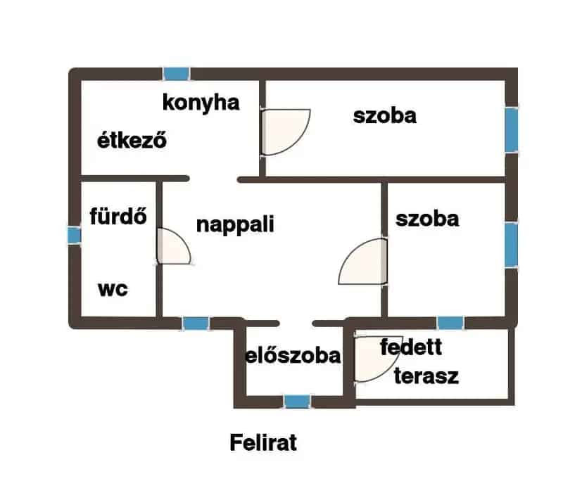 80 nm-es Felújított Családi Ház Eladó