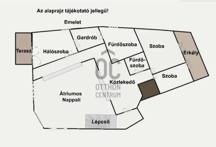Eladó Makovecz-stílusú családi ház Budapest XVI kerületben