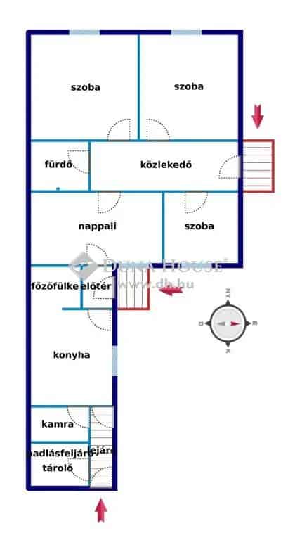 Szűcsi családi ház eladó - 102 nm, 3 szoba, garázs, gyümölcsös