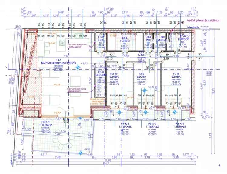 Eladó új építésű penthouse lakás Budaörs központjában terasszal