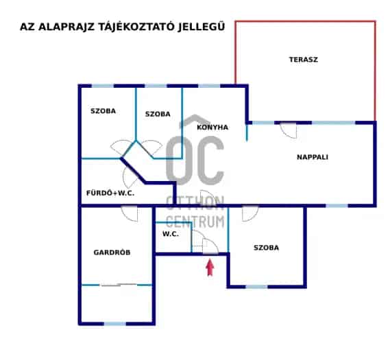 Kozármisleny családi ház eladó 98m2 3 szoba kerttel