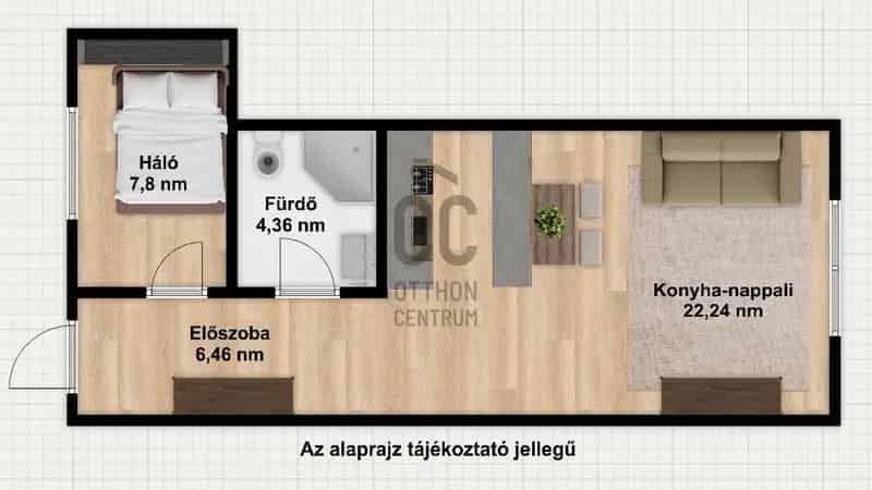 Budapest 11 kerulet Hadik haz 41 nm-es 2 szobas lakás eladó