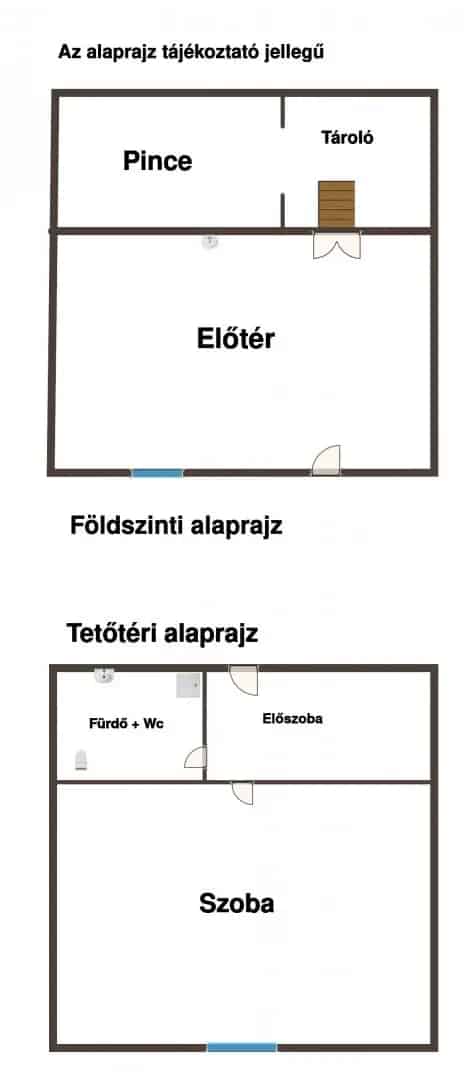 Kisház eladó Pécsett nagy telekkel és panorámával