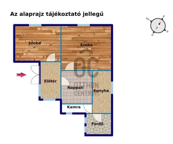 Kemenessömjén családi ház eladó felújítandó 70 nm 2 szoba